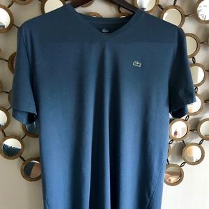 MEN'S LACOSTE V-NECK PIMA COTTON